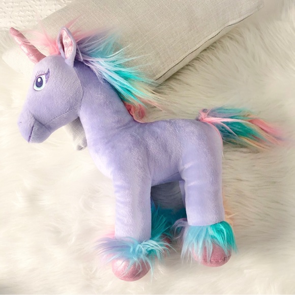 Like New Build-A-Bear Singing Enchanted Unicorn + 2 Outfits + Accessories - Picture 5 of 5